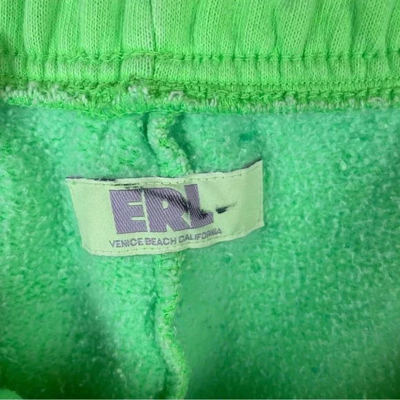 ERL Neon Green Lounge Joggers - Picture 3 of 12